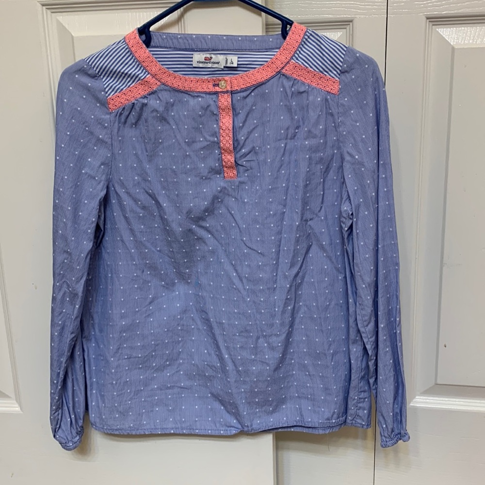 Girls Vineyard Vine Large top